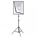 Puluz Studio softbox 50x70cm, tripod, LED bulb 4 pcs PU5071EU
