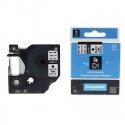 Replacement Strip DYMO D1, 9mm x 7 m, black on white Replacement Strip DYMO D1, 9mm x 7 m, black on white