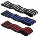 SportVida Fitness & Crossfit High Resistance Band Fabric Rubber set (3pcs) 32-36-40*8cm Multi-Color