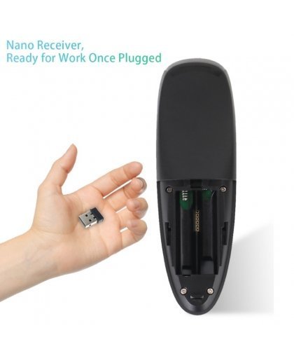 Riff G10s Универсальный Smart TV - PC - Android TV Wireless / IR Пульт с голосовым асистентом & Гироскопом Черный – 2