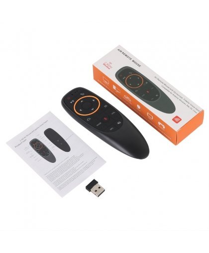Riff G10s Универсальный Smart TV - PC - Android TV Wireless / IR Пульт с голосовым асистентом & Гироскопом Черный – 8