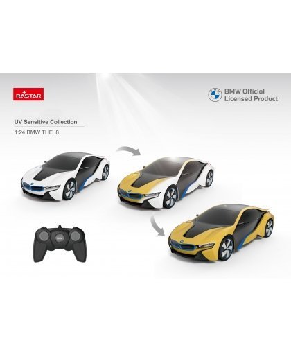 RASTAR 1:24 scale controlled car model BMW i8-UV, 48400-4 – 5