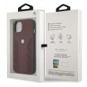 Dėklas BMW BMHCP13MRSPPR iPhone 13 6.1 quotraudonas / raudonas kietas dėklas, odos kreivė perforuotas