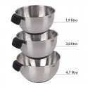 Zyle Metal bowl set ZY191WS Zyle Metal bowl set ZY191WS