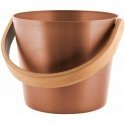 Casual sauna bucket, 5l, aluminum, copper-colored Casual sauna bucket, 5l, aluminum, copper-colored