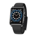 Baseus Breathable Smart Fix soft silicone strap for Apple Watch 3 4 / 5 / 6 / SE series 38/40mm Juodas