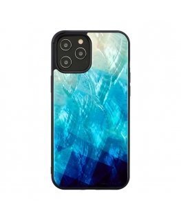iKins case for Apple iPhone 12 Pro Max blue lacquer black