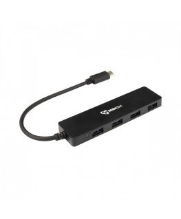 KONCENTRATORIAUS USB Sbox H-404C 4 x USB-A 3.0 (1782 uniw)