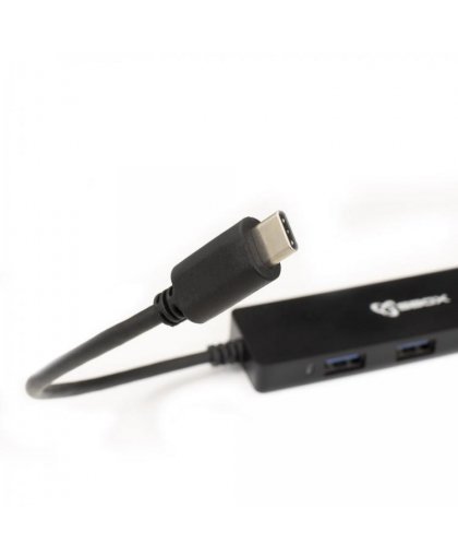KONCENTRATORIAUS USB Sbox H-404C 4 x USB-A 3.0 (1782 uniw) – 2
