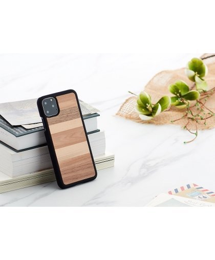 MAN&WOOD SmartPhone case iPhone 11 Pro Max sabbia black – 3