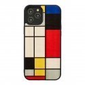 MAN&WOOD dėklas skirtas iPhone 12 Pro Max mondrian wood juodas MAN&WOOD dėklas skirtas iPhone 12 Pro Max mondrian wood juodas