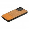 MAN&WOOD case for iPhone 12 Pro Max herringbone arancia black MAN&WOOD case for iPhone 12 Pro Max herringbone arancia black