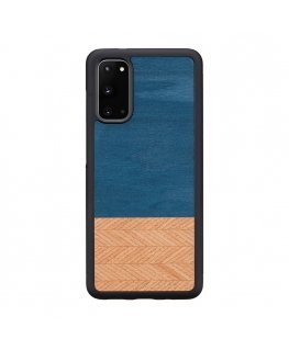 MAN&WOOD case for Galaxy S20 denim black