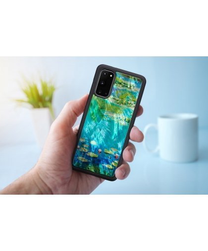 iKins case for Samsung Galaxy S20 water lilies black – 4