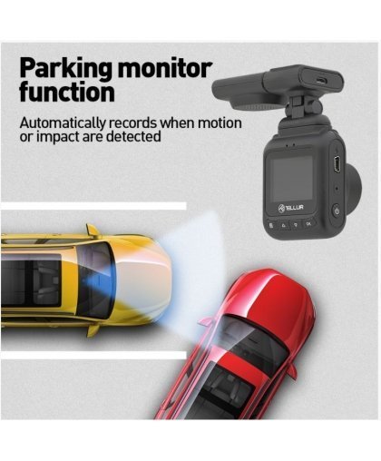Tellur Dash Patrol DC2 FullHD 1080P, GPS black – 7