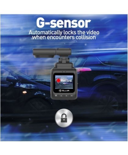 Tellur Dash Patrol DC2 FullHD 1080P, GPS black – 8