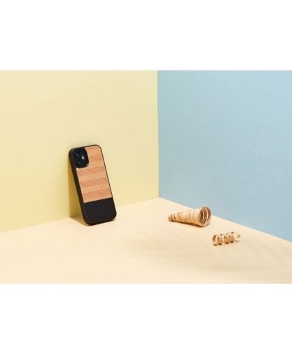MAN&WOOD case for iPhone 12 mini herringbone nero black – 4