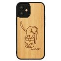 MAN&WOOD case for iPhone 12 mini cat with red fish MAN&WOOD case for iPhone 12 mini cat with red fish