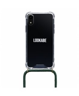 Lookabe Necklace iPhone Xr gold green loo014