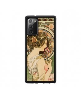MAN&WOOD case for Galaxy Note 20 primrose black