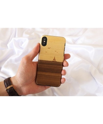 MAN&WOOD SmartPhone case iPhone X/XS mare black – 4