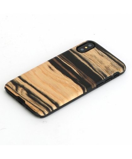 MAN&WOOD SmartPhone case iPhone X/XS white ebony black – 2