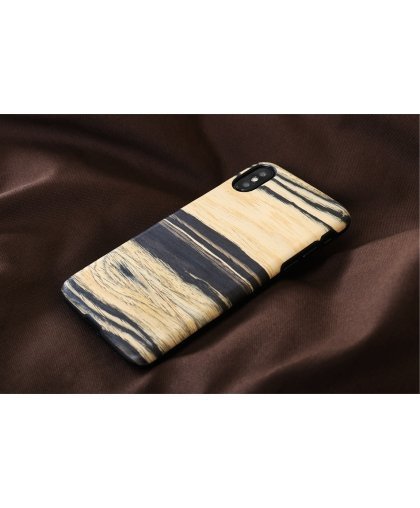 MAN&WOOD SmartPhone case iPhone X/XS white ebony black – 3