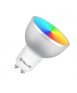 Tellur WiFi LED Smart Bulb GU10, 5W, white/warm/RGB, dimmer