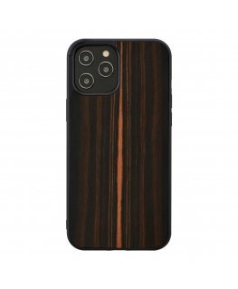 MAN&WOOD case for iPhone 12 Pro Max ebony black