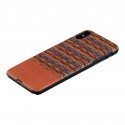 MAN&WOOD SmartPhone case iPhone X/XS browny check black MAN&WOOD SmartPhone case iPhone X/XS browny check black