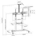 Sbox Floor Ultra-Large LED TV Stand 60-100" 100kg FS-3610 Sbox Floor Ultra-Large LED TV Stand 60-100" 100kg FS-3610