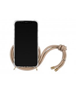 Lookabe Necklace iPhone Xs gold nude loo008
