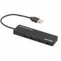 Tellur Basic USB Hub, 4 ports, USB 2.0 black Tellur Basic USB Hub, 4 ports, USB 2.0 black