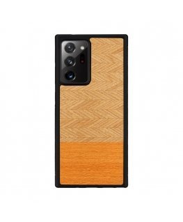 MAN&WOOD case for Galaxy Note 20 Ultra herringbone arancia black