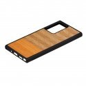 MAN&WOOD dėklas skirtas Galaxy Note 20 Ultra herringbone arancia juodas