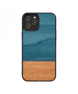 MAN&WOOD case for iPhone 12 Pro Max denim black