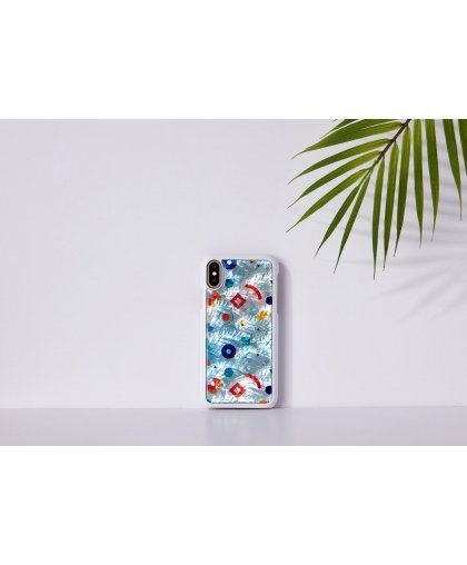 iKins SmartPhone case iPhone XS/S poppin rock white – 3