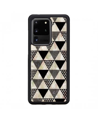iKins case for Samsung Galaxy S20 Ultra pyramid black