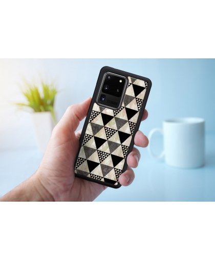 iKins case for Samsung Galaxy S20 Ultra pyramid black – 4