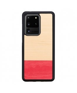 MAN&WOOD case for Galaxy S20 Ultra miss match juodas