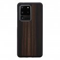 MAN&WOOD case for Galaxy S20 Ultra ebony juodas
