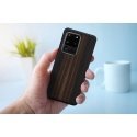 MAN&WOOD case for Galaxy S20 Ultra ebony juodas