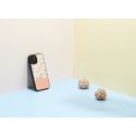 MAN&WOOD case for iPhone 12 Pro Max pink flower black MAN&WOOD case for iPhone 12 Pro Max pink flower black