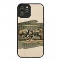 MAN&WOOD dėklas skirtas iPhone 12/12 Pro baltas bull MAN&WOOD dėklas skirtas iPhone 12/12 Pro baltas bull