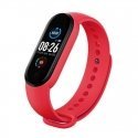 Smartwatch iWear SM6 Smart Bracelet - Fitness Tracker IP67 with HR & Blood pressure / Social / Sleep monitor Red