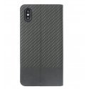 Tellur Book Case Carbon for iPhone XS MAX black Tellur Book Case Carbon for iPhone XS MAX black