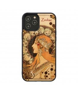 MAN&WOOD case for iPhone 12/12 Pro zodiac black