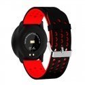 Smartwatch iWear M9 Round Smart & Fit Watch with Full Touch 1.3 '' IPS Media control / HR / Blood pressure / Social Black-Red