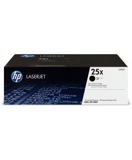 HP 25X, alkuperäinen riittoisa musta LaserJet-värikasetti