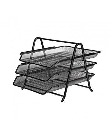 Document tray FOROFIS, 3 parts, black